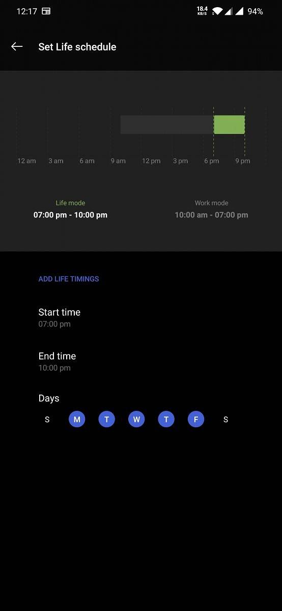 OxygenOS Work-Life Balance