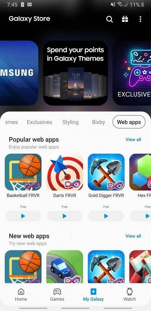 Developers can now upload Progressive Web Apps to the Samsung Galaxy Store