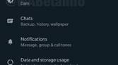 WhatsApp Dark Theme on Beta for Android