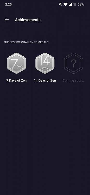 Zen Challenge Medals
