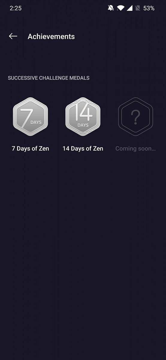 Zen Challenge Medals