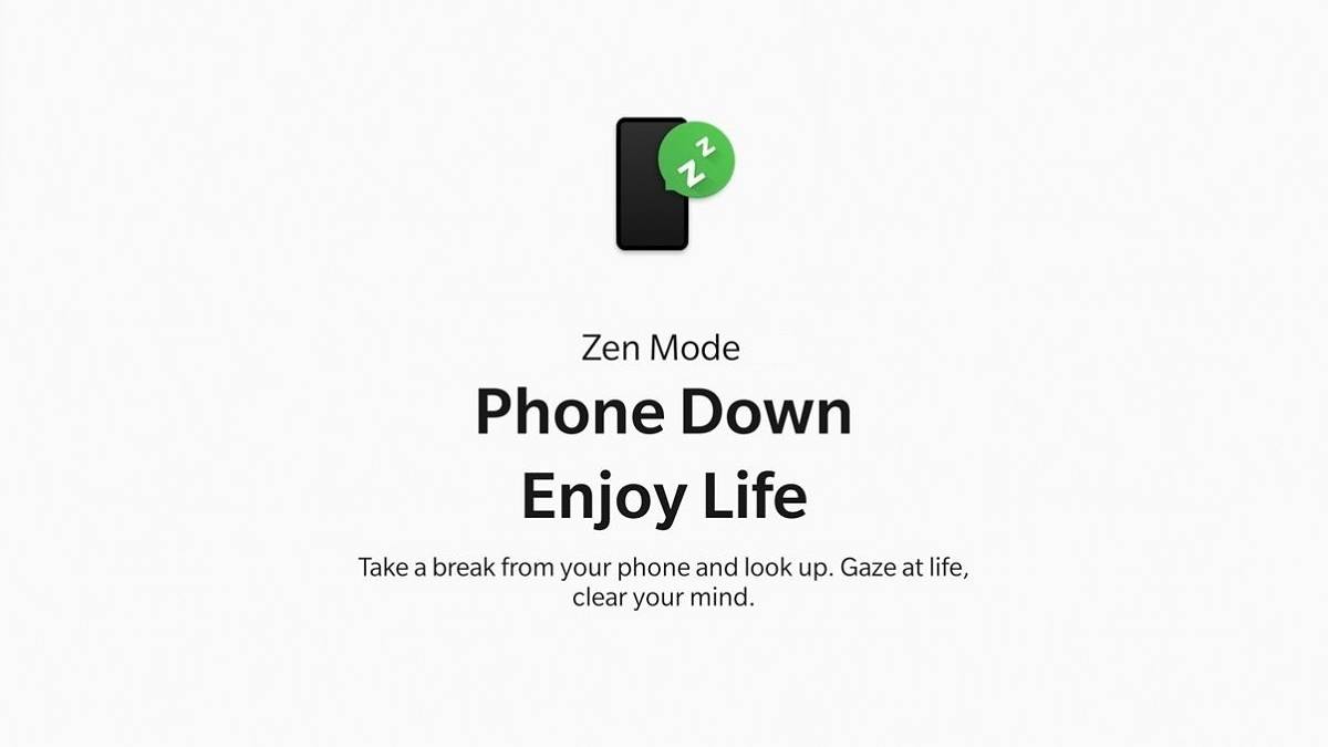OnePlus OxygenOS Zen Mode