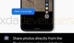 Google Camera social share on the Google Pixel 4
