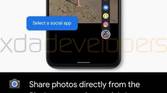 Google Camera social share on the Google Pixel 4