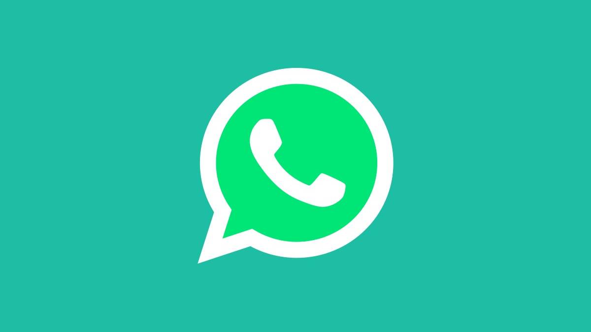 whatsapp logo on green background.