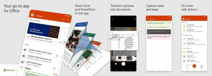 Microsoft Office app combines Word, Excel and PowerPoint into one app