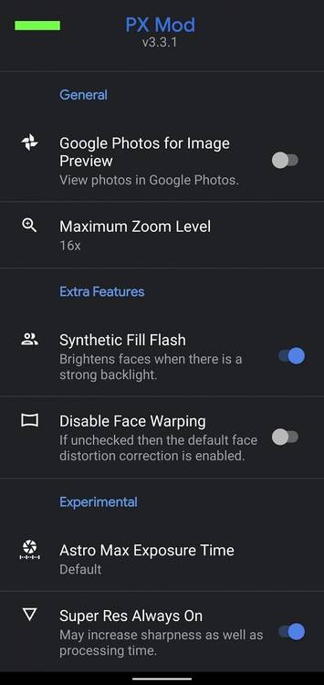 Google Camera mod with 16X zoom for the Pixel 4