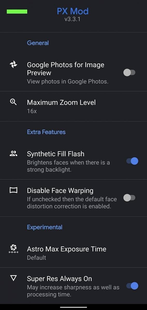 Google Camera mod with 16X zoom for the Pixel 4