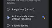 Google Pixel Automatic Call Screen settings