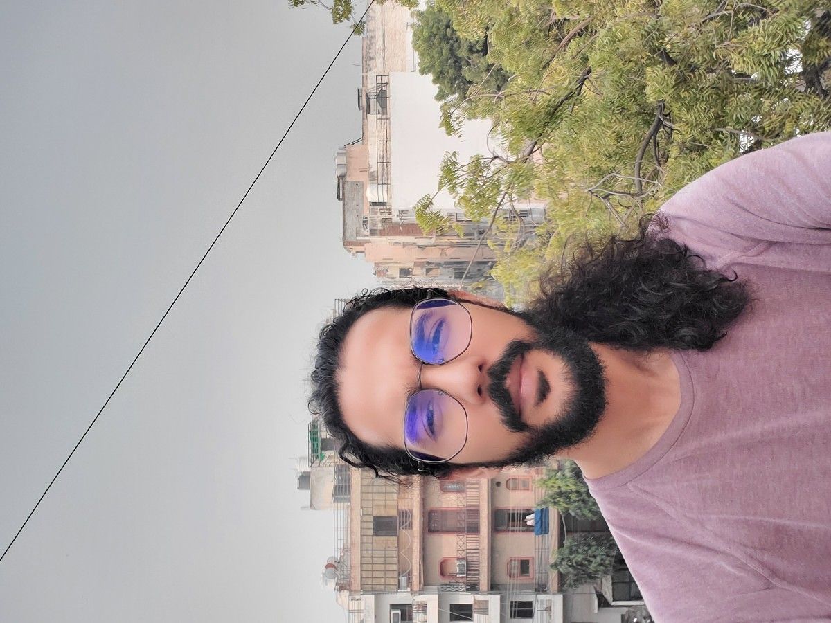 Wide-angle selfie