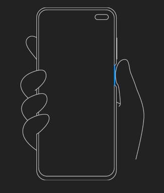 Redmi K30 side-mounted fingerprint scanner
