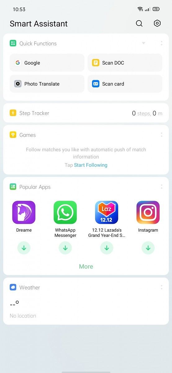 ColorOS 7 smart assistant