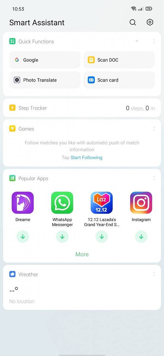 ColorOS 7 smart assistant