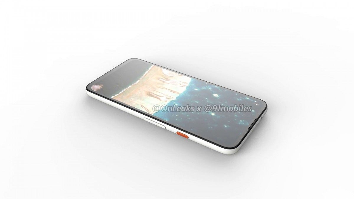 Pixel 4a leaked render