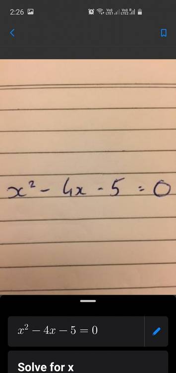 Microsoft Math Solver