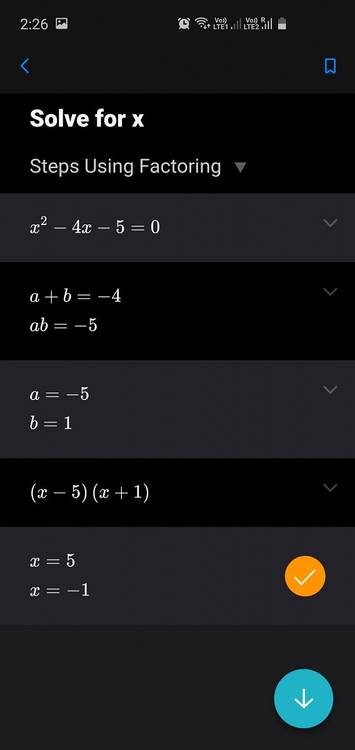 Microsoft Math Solver