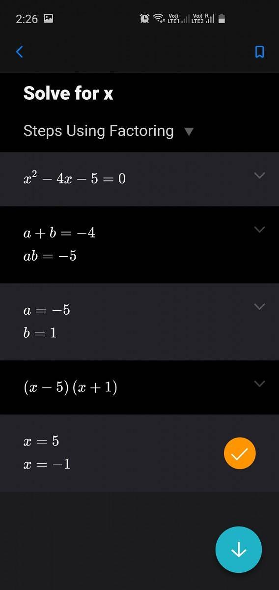 Microsoft Math Solver