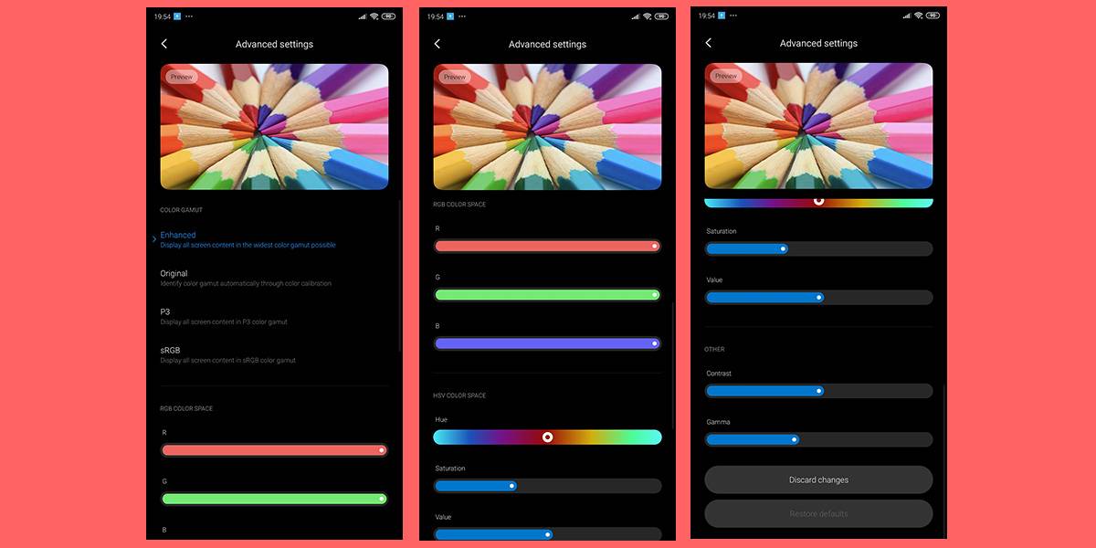 Latest MIUI 11 nightly features new advanced display controls