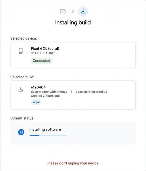 Google's Android Flash Tool makes flashing AOSP builds much easier