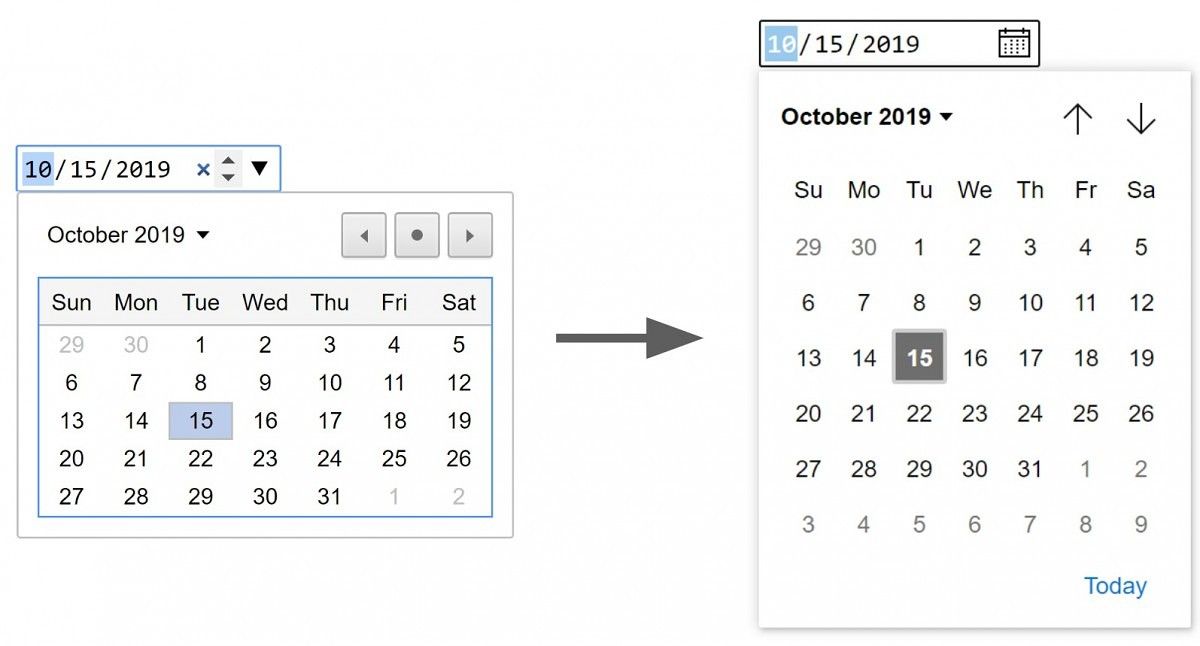 Updated calendar
