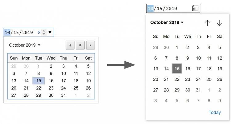Updated calendar
