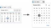 Updated calendar