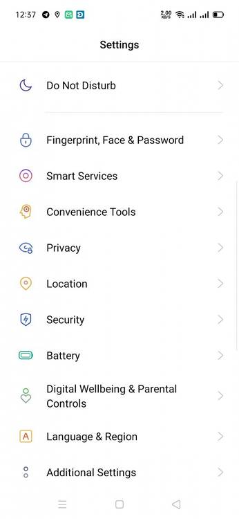 Realme 3 Pro ColorOS 6 Android 10
