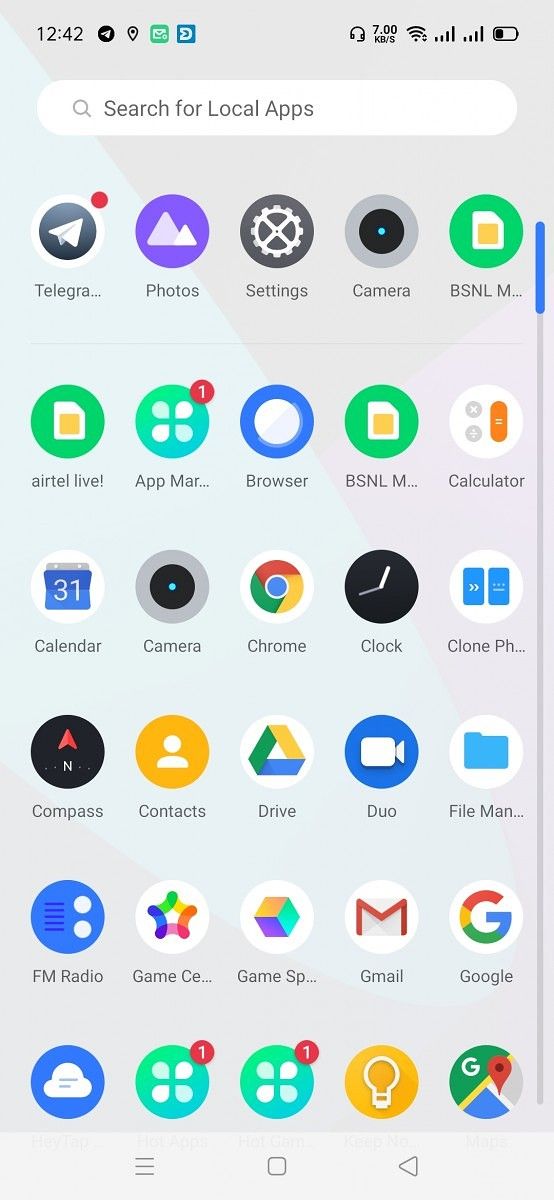 Realme 3 Pro ColorOS 6 Android 10