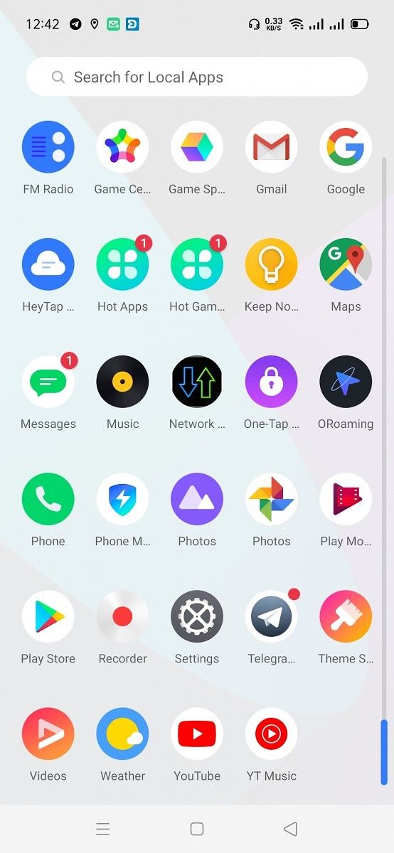 Realme 3 Pro ColorOS 6 Android 10
