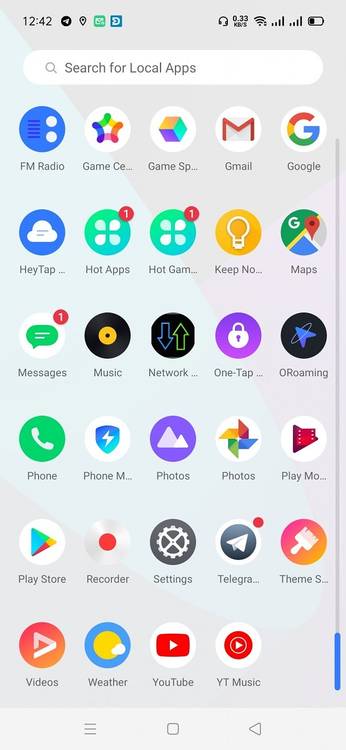 Realme 3 Pro ColorOS 6 Android 10