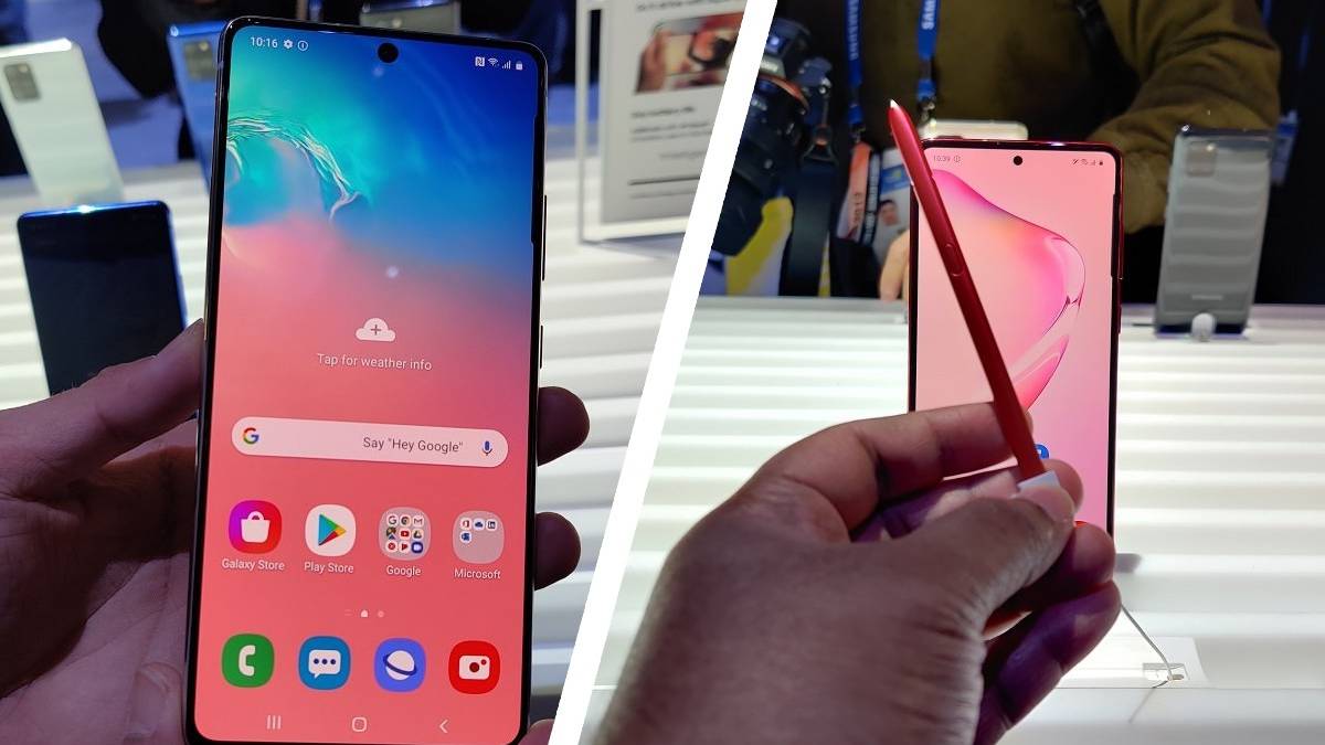 galaxy note 10 lite galaxy s10 lite