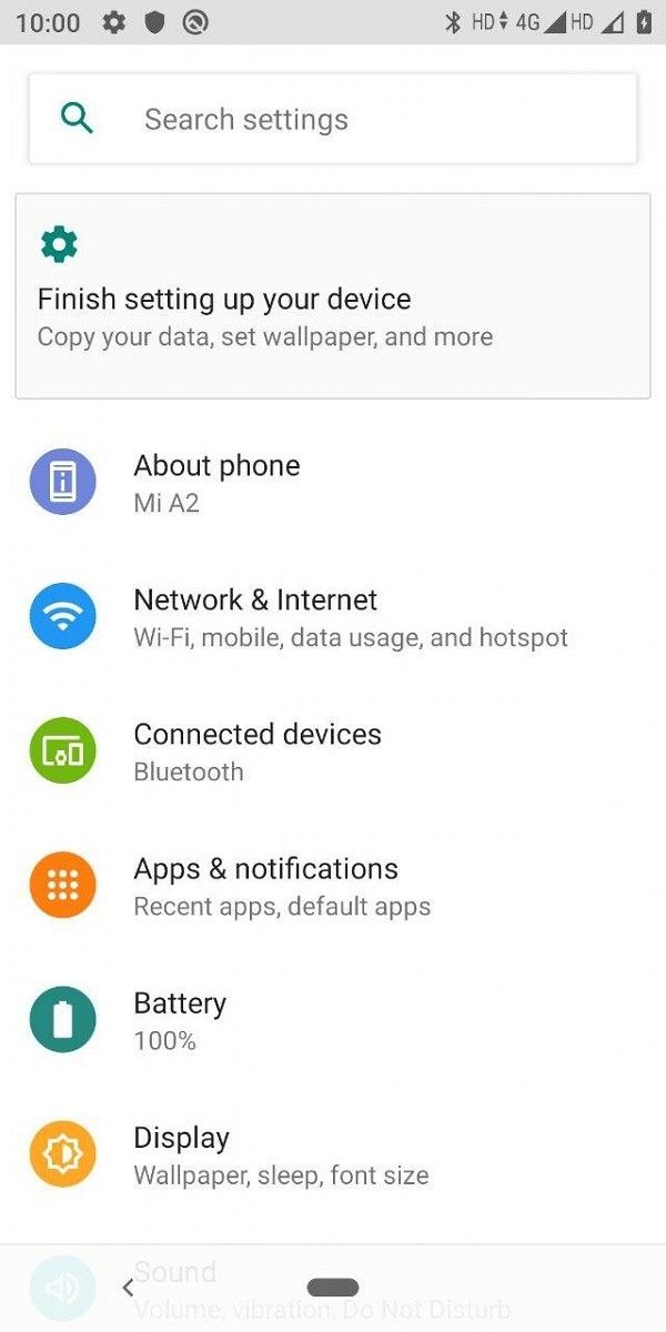 Mi A2 Android 10 update