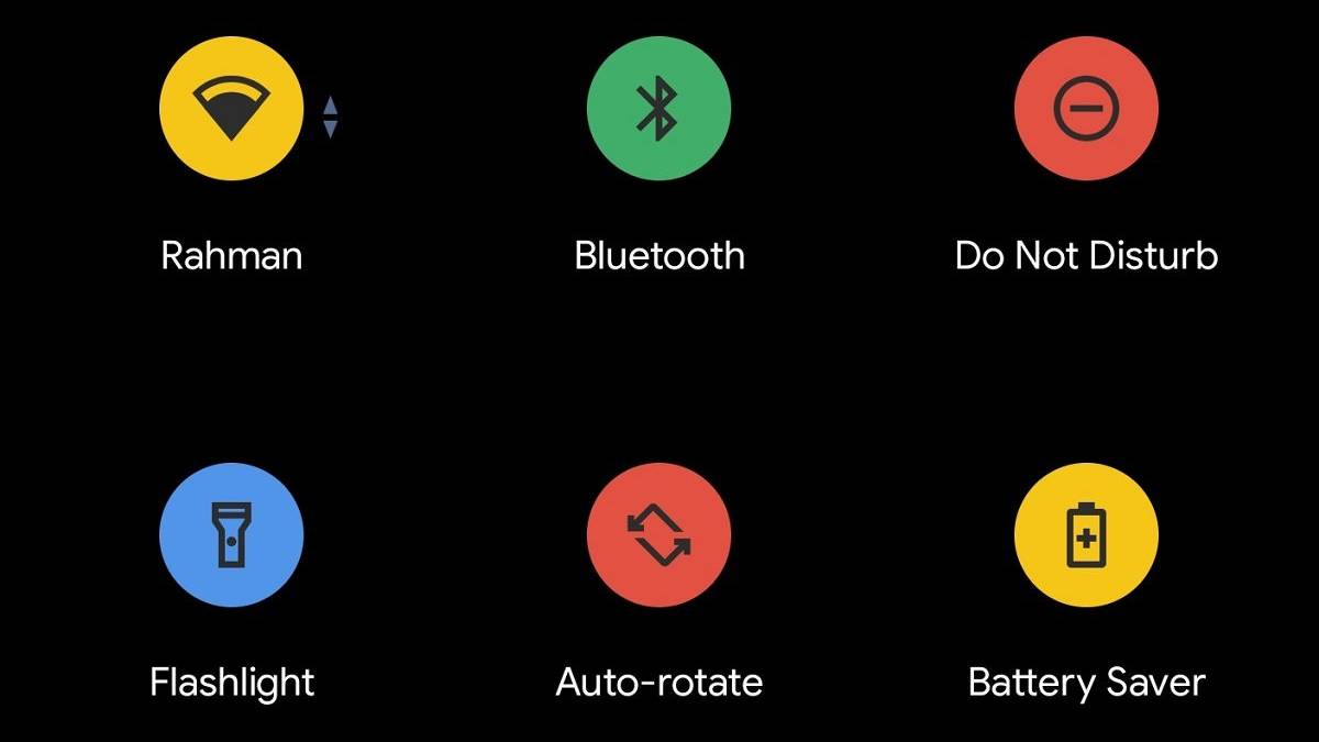 Quick Settings Icon Color Google is testing multi-colored Quick Settings icons in Android 11