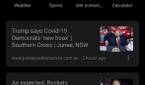 Huawei Search dark theme