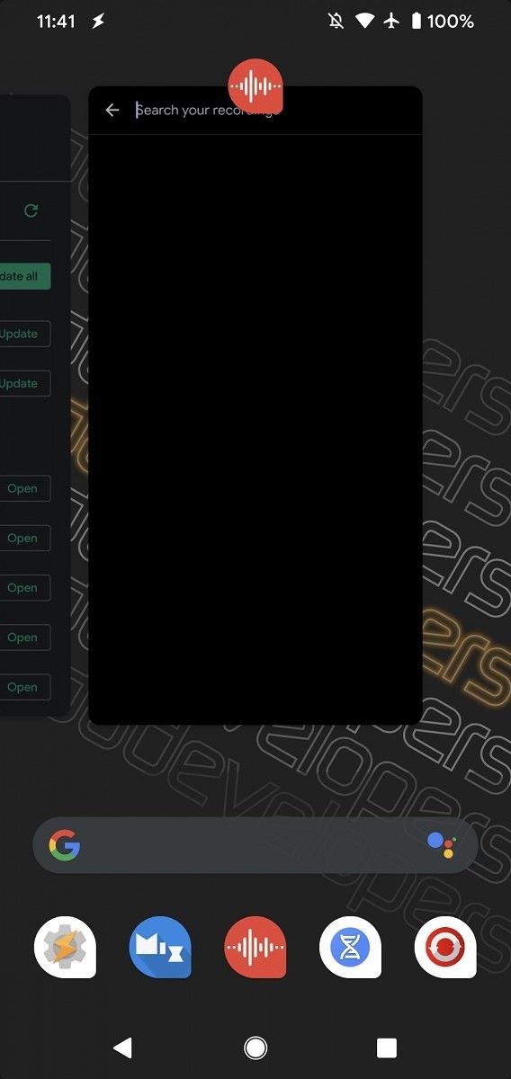 Pixel Launcher Android 11 hotseat