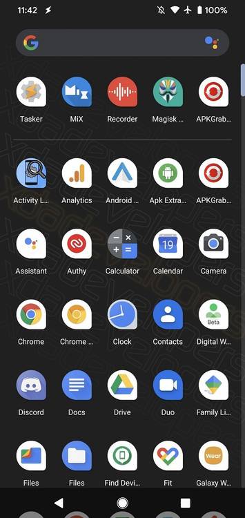 Pixel Launcher Android 11 hotseat
