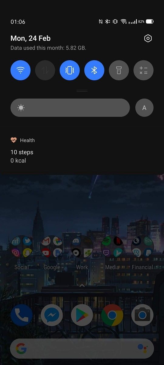 Realme UI on the Realme X50 Pro 5G
