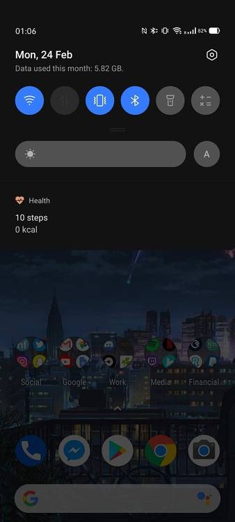 Realme UI on the Realme X50 Pro 5G