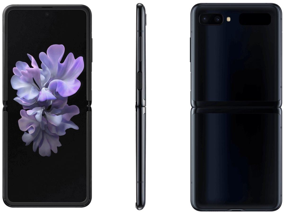 Samsung Galaxy Z Flip in Mirror Black