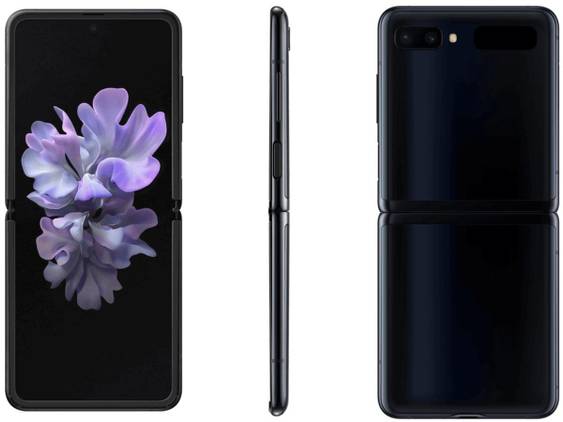 Samsung Galaxy Z Flip in Mirror Black