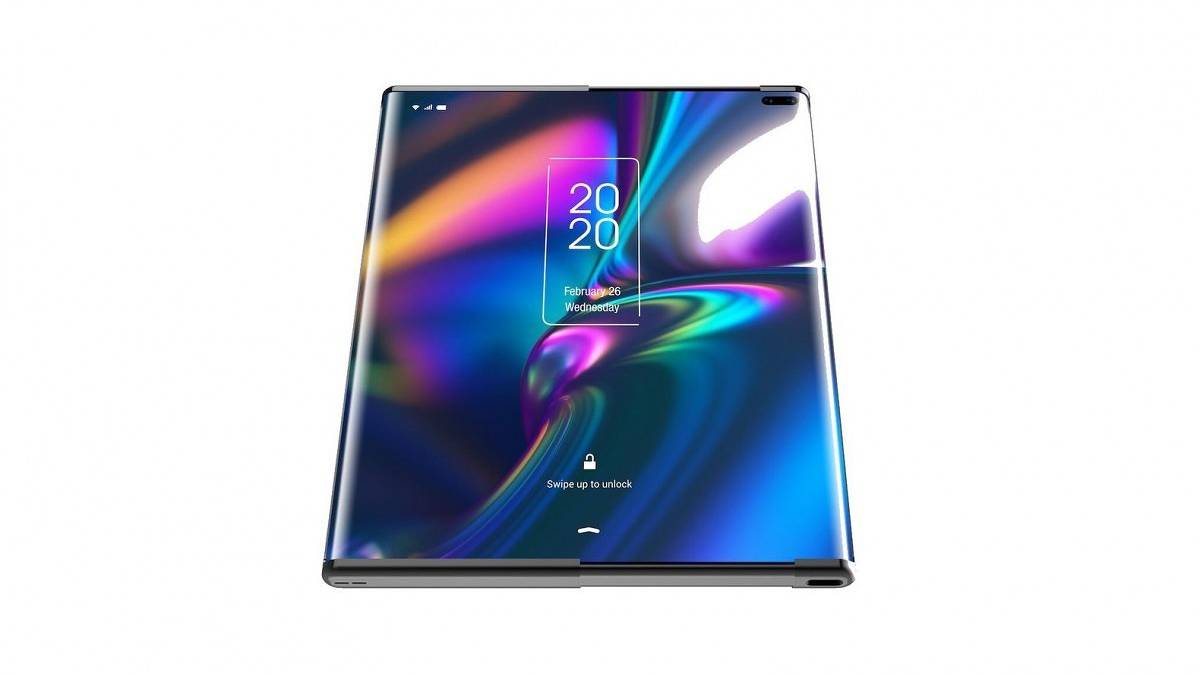 TCL slide out phone