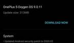 OxygenOS 9.0.11 for OnePlus 5
