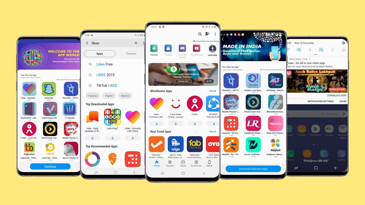 IndusOS AppBazaar Huawei Alternative app store