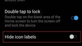 OnePlus Launcher 4.3.3 hide icon labels