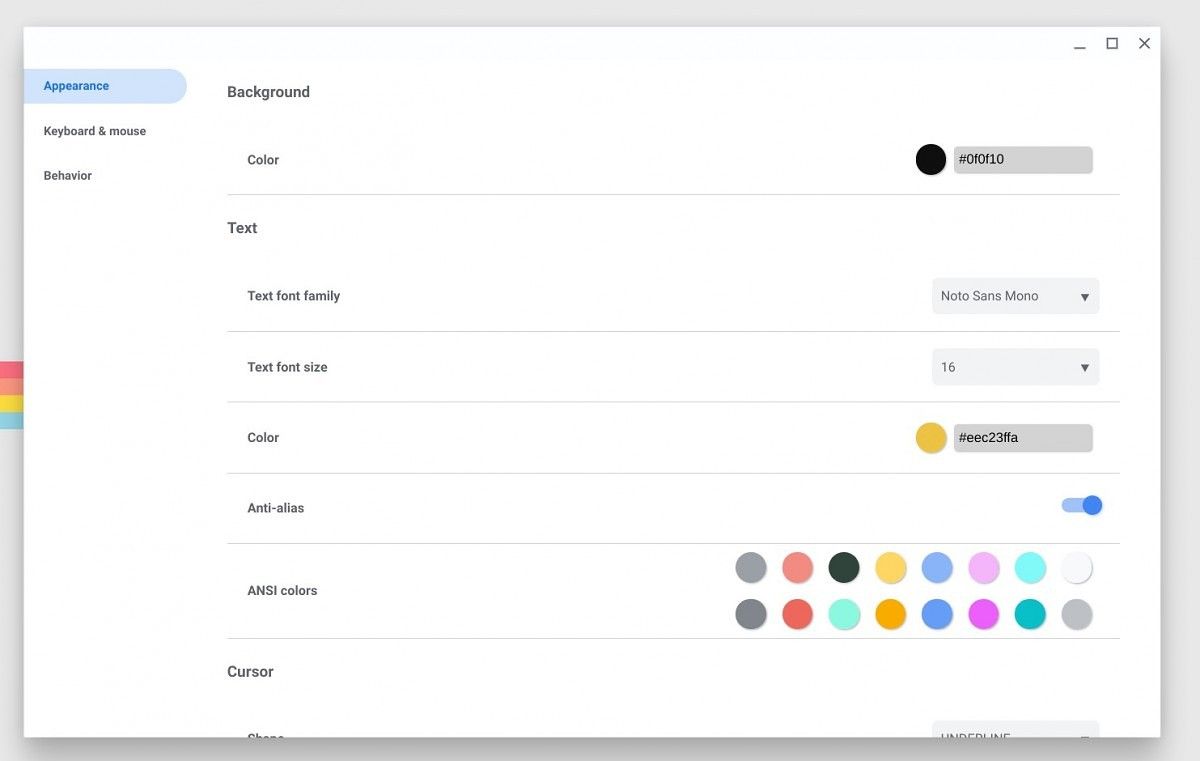 Chrome OS 82 tests Material Theme for Files and revamped Linux terminal