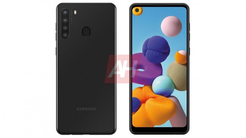 Galaxy A21 leaks with quad camera setup and fingerprint scanner
