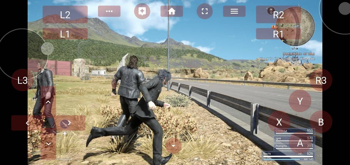 Touch screen controls on Google Stadia with Cloverplay