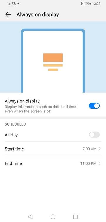EMUI 9 and Magic UI 2 lock screen