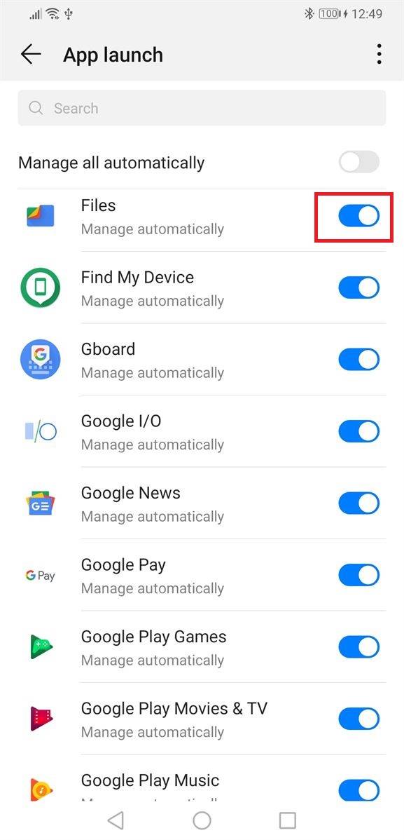 EMUI 9 and Magic UI 2 battery settings