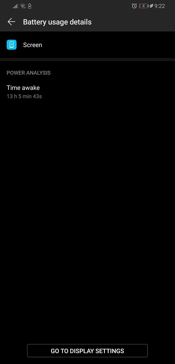 EMUI 9 and Magic UI 2 battery settings